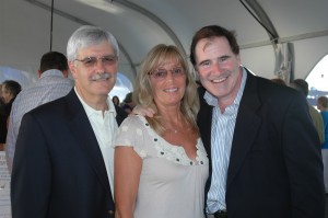 Frank Filipo, Richard Kind and Joanne Filipo at Rock the Dock