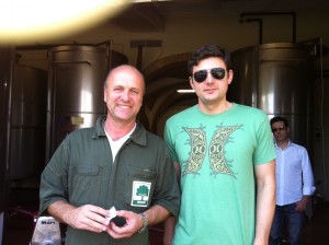 Me With the owner of Campriano Vineyard, Ranuccio Neri Me With the owner of Campriano Vineyard, Ranuccio Neri