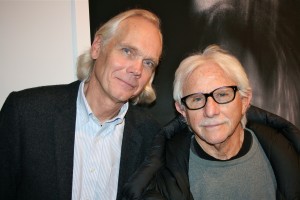 IMG_8844 Scott Sandell and Joe Pintauro at Stony Brook Southampton's Avram Gallery