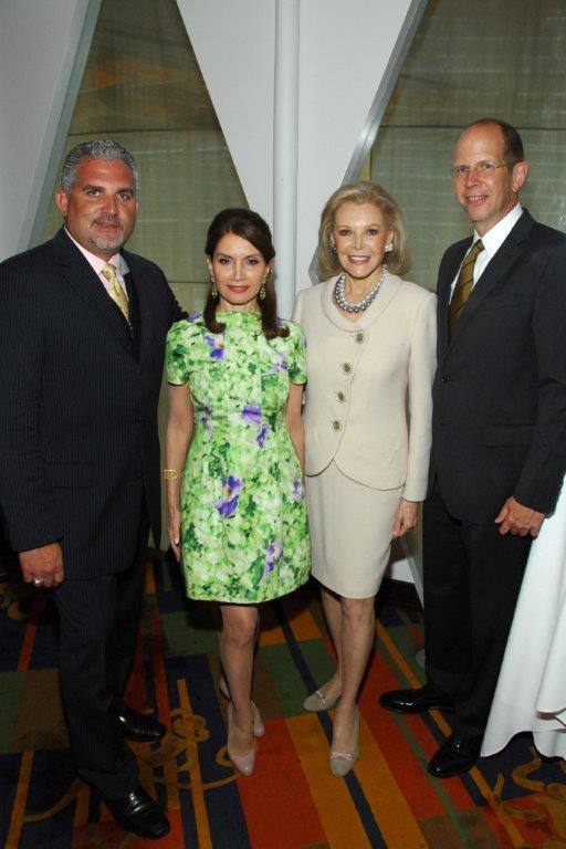 Art Southampton's Nick Korniloff, Summer Party Chair JeanShafiroff, Honorary Chair Audrey Gruss and Southampton Hospital President & CEO Robert S Chaloner ary Chair Audrey Gruss and Southampton Hospital President & CEO Robert S Chaloner
